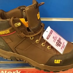 Big 5 Sporting Goods - Got a new pair of CATERPILLAR STEEL TOE SAFETY WORK BOOTS. Reg. price @ $109.99, on sale @ $69.99, with a $10.00 off COUPON=$59.99