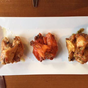 Dead Eye Dick's - Wing Trio: Garlic Parmesan, Buffalo, Jalapeño Jam - New American Near Me - Block Island, Rhode Island