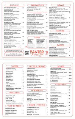 Menu photo 1 Banter New York, NY Menu photo 1 Banter New York, NY