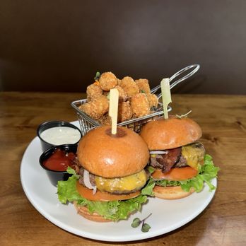 The Hub Eats & Drinks - ANGUS SLIDERS (2) - Sports Bars Near Me - Fresno, California