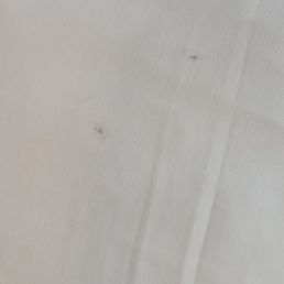 Marks on pillow upon arrival to room. Gross. Marks on pillow upon arrival to room. Gross.