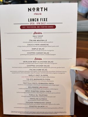 Menu photo 2 North Italia Henderson, NV Menu photo 2 North Italia Henderson, NV