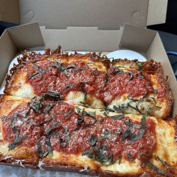 Secret Squares - ez cheese. simple and excellent - Pizza Near Me - Richmond, Virginia Secret Squares - ez cheese. simple and excellent - Pizza Near Me - Richmond, Virginia