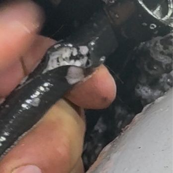 RV Inspections USA - Propane line with gash - Car Inspectors Near Me RV Inspections USA - Propane line with gash - Car Inspectors Near Me