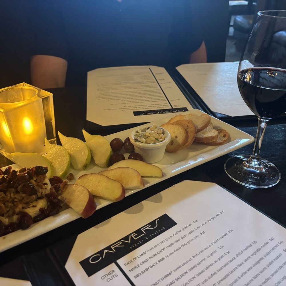 Carvers Steaks & Seafood - Grilled Brie - Steakhouses Near Me - Sandy, Utah
