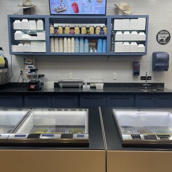 Booza - Menu and ice cream counter - Ice Cream & Frozen Yogurt Near Me - Houston, Texas