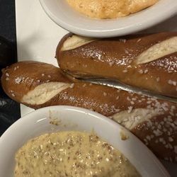 Boulevard Grill & Warehouse - Pretzels. Stone ground mustard and beer cheese