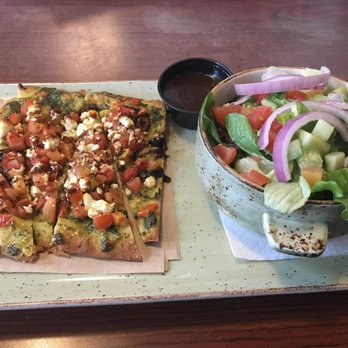Kelseys Original Roadhouse - Lunch Menu: 1/2 Pesto Flatbread and Garden Salad - Comfort Food Near Me - Richmond Hill, Ontario Kelseys Original Roadhouse - Lunch Menu: 1/2 Pesto Flatbread and Garden Salad - Comfort Food Near Me - Richmond Hill, Ontario