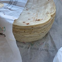 El Rodeo - Fresh made tortillas. $3.19 (inc tax) for 2 pounds.