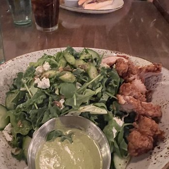 Rosebud Bar & Kitchen - Kale Salad and Fried Chicken - New American Near Me - Somerville, Massachusetts