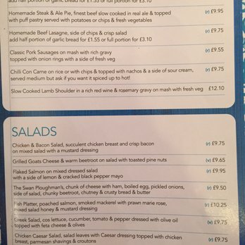 Swan Hotel - Menu (May 2017) - Pubs Near Me - Dumfries, DGY Swan Hotel - Menu (May 2017) - Pubs Near Me - Dumfries, DGY