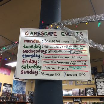 Gamescape - The have game nights... - Hobby Shops Near Me - San Francisco, California