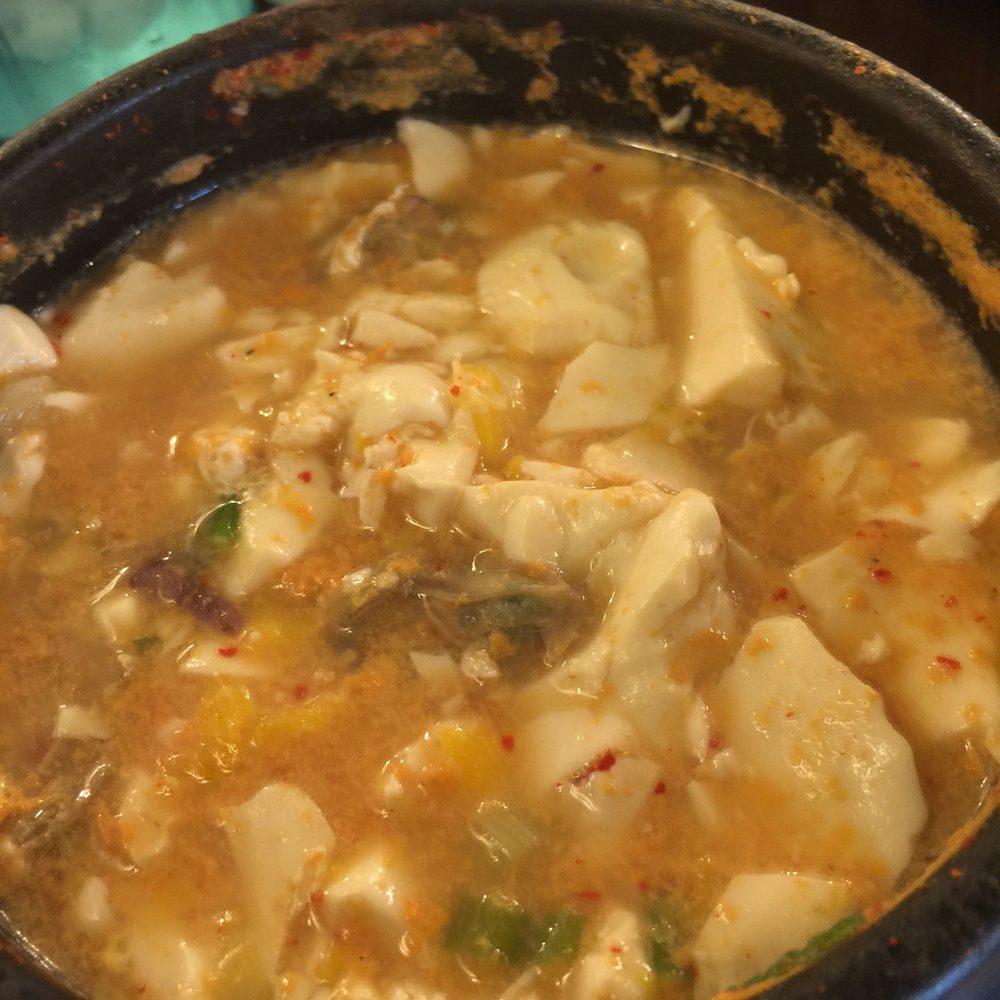 Soy Tofu - Where's the oyster from the soup? - Korean Near Me - La Palma, California
