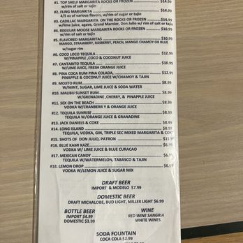 Blue Agave - Menu as of 09-20-23 - Mexican Near Me - Abilene, Texas Blue Agave - Menu as of 09-20-23 - Mexican Near Me - Abilene, Texas