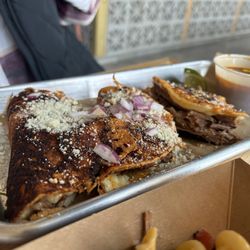 Bandito Food Park & Cantina - The winner for us. Three amigos braised barbacoa beef