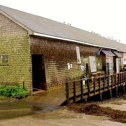Islesford Dock Restaurant - The restaurant is at the far end of the pier, artists shops and studios also occupy the pier.