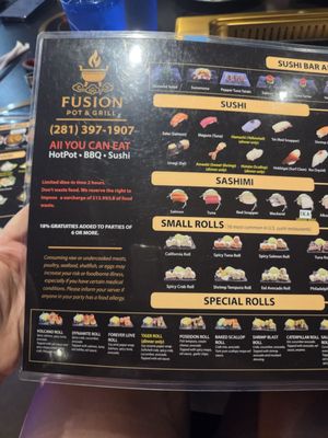 Menu photo 4 Fusion Pot & Grill Houston, TX Menu photo 4 Fusion Pot & Grill Houston, TX
