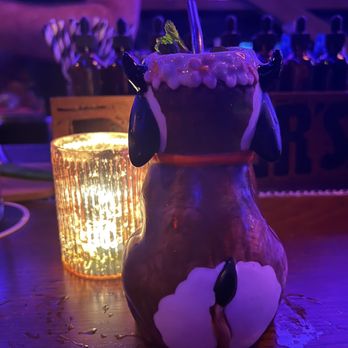 Too Soon - Cocktails! Cute little cow butt mug! - Lounges Near Me - Portland, Oregon