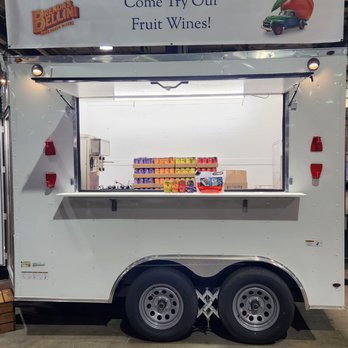 Waldensian Style Wines - Wine serving trailer setup at an event in 2023. - Food Trucks Near Me - Connelly Spg, North Carolina Waldensian Style Wines - Wine serving trailer setup at an event in 2023. - Food Trucks Near Me - Connelly Spg, North Carolina