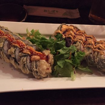 Station Sushi - Firecracker roll (L) and Monkey Stick (R) - Sushi Bars Near Me - Solana Beach, California Station Sushi - Firecracker roll (L) and Monkey Stick (R) - Sushi Bars Near Me - Solana Beach, California