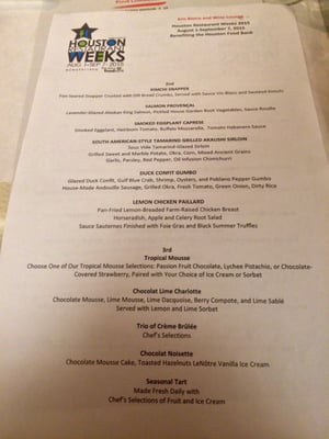 Menu photo 3 Le Bistro Houston, TX