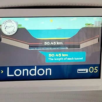 Eurostar - Messaging in Train- Illustrating Underwater Tunnel - Trains Near Me - Paris, 75 Eurostar - Messaging in Train- Illustrating Underwater Tunnel - Trains Near Me - Paris, 75