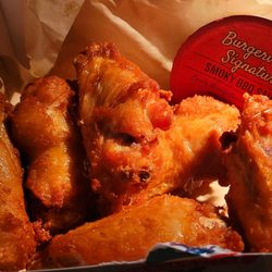 Burgerville - Plain chicken wings! Surprisingly perfect! 6/ $8.99.