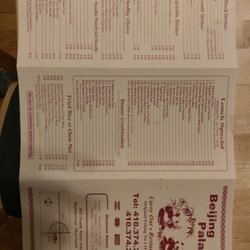Beijing Palace - Chinese menu pt 2