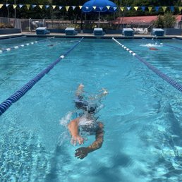 Outside pool. Outside pool.
