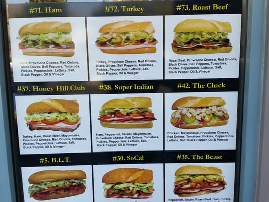 Menu photo 4 SoCal Subs Grand Terrace, CA Menu photo 4 SoCal Subs Grand Terrace, CA