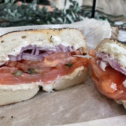 Bagel and lox