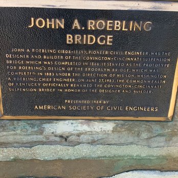 John A. Roebling Suspension Bridge - Landmarks & Historical Buildings Near Me