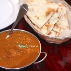 Annapurna Grill - Andhra Chicken Curry ($16.95) - hot & spicy chicken dish cooked in authentic South Indian style using special house spices