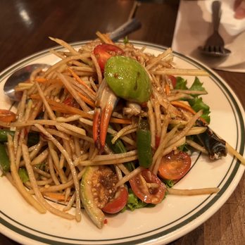Ayada Thai - Y4. Papaya Salad with Raw Crab (Tum Poo) - Thai Near Me - Elmhurst, New York Ayada Thai - Y4. Papaya Salad with Raw Crab (Tum Poo) - Thai Near Me - Elmhurst, New York