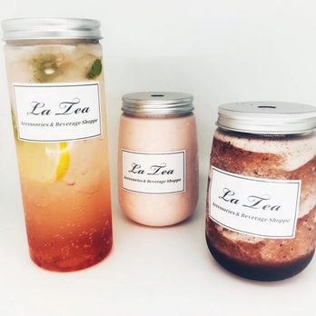 La Tea - three different types of iced tea - Bubble Tea Near Me - Iowa City, Iowa