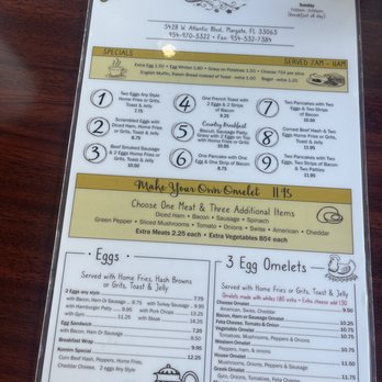 Toasted Cafe - menu - New American Near Me - Margate, Florida