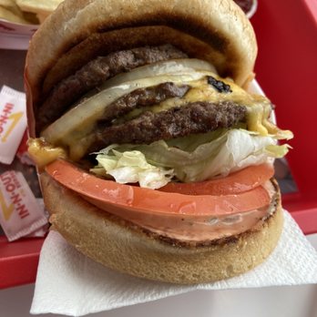 In-N-Out Burger - 3x2 with Whole grilled onions - Burgers Near Me - Poway, California