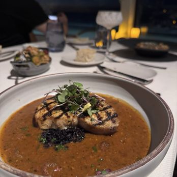 The Marine Room - Swordfish etoufee with forbidden rice - Seafood Near Me - La Jolla, California