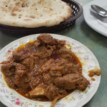 Shalimar - Goat Karahi with Naan - Pakistani Near Me - San Francisco, California