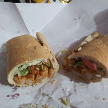 Olde Tyme Grocery - Fully dressed Shrimp Poboy - Grocery Near Me - Lafayette, Louisiana Olde Tyme Grocery - Fully dressed Shrimp Poboy - Grocery Near Me - Lafayette, Louisiana