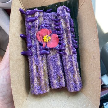 Minasa - Ube churros for $12 - Filipino Near Me - Waipahu, Hawaii Minasa - Ube churros for $12 - Filipino Near Me - Waipahu, Hawaii