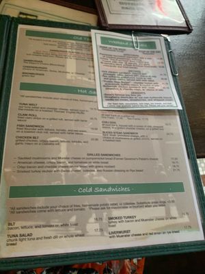 Menu photo 3 Old Town Bar & Restaurant New York, NY