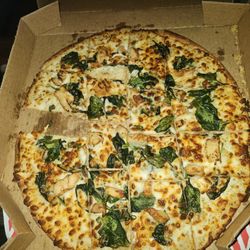 Domino's Pizza - The inch of pizza missing