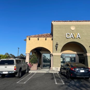 CAVA - This is how most pictures of Cava look. But it also includes an out door patio which is pet-friendly!! - Mediterranean Near Me - Anaheim, California