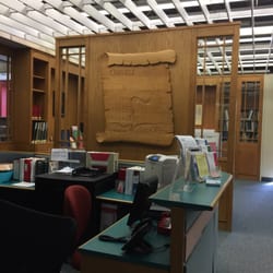Oakville Public Library - Central Branch - Cool carving inside the library #yelp100days