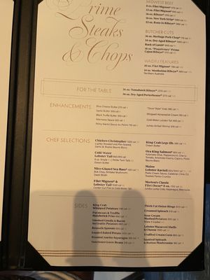 Menu photo 3 Morton's The Steakhouse - Desert Diamond Waddell, AZ
