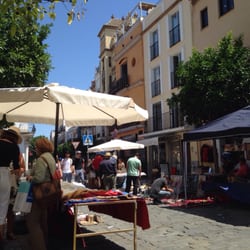 El Ambigú - We sat outside and today was a Thursday and there were some markets on and some nice music being played. Great ambience!
