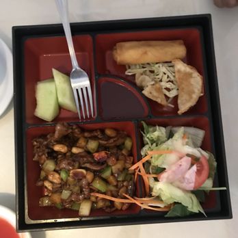 Mandarin Garden - Kung Pow Beef bento box - Chinese Near Me - Sandy, Utah