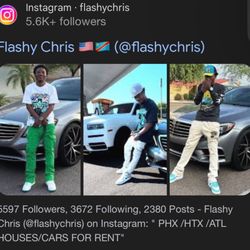 Phoenix Dimes - Flashy Chris aka Christian Haguma.  He is a SCAMMER & will block you after he scams you. Stay far away from this guy.