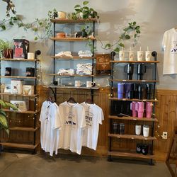 The Coffee Shop - Merch corner! For all your merch needs! Do they have prices?? Who knows?